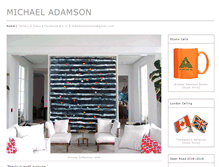 Tablet Screenshot of michaeladamson.ca